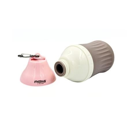 ขวดน้ำพกพาสัตว์เลี้ยง MOOLA 400 มล. สีชมพู_1