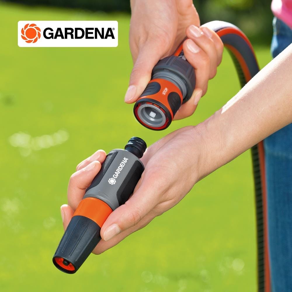ข้อต่อสวมเร็ว+สวมสายยาง GARDENA 3/4 นิ้ว x 19 มม.