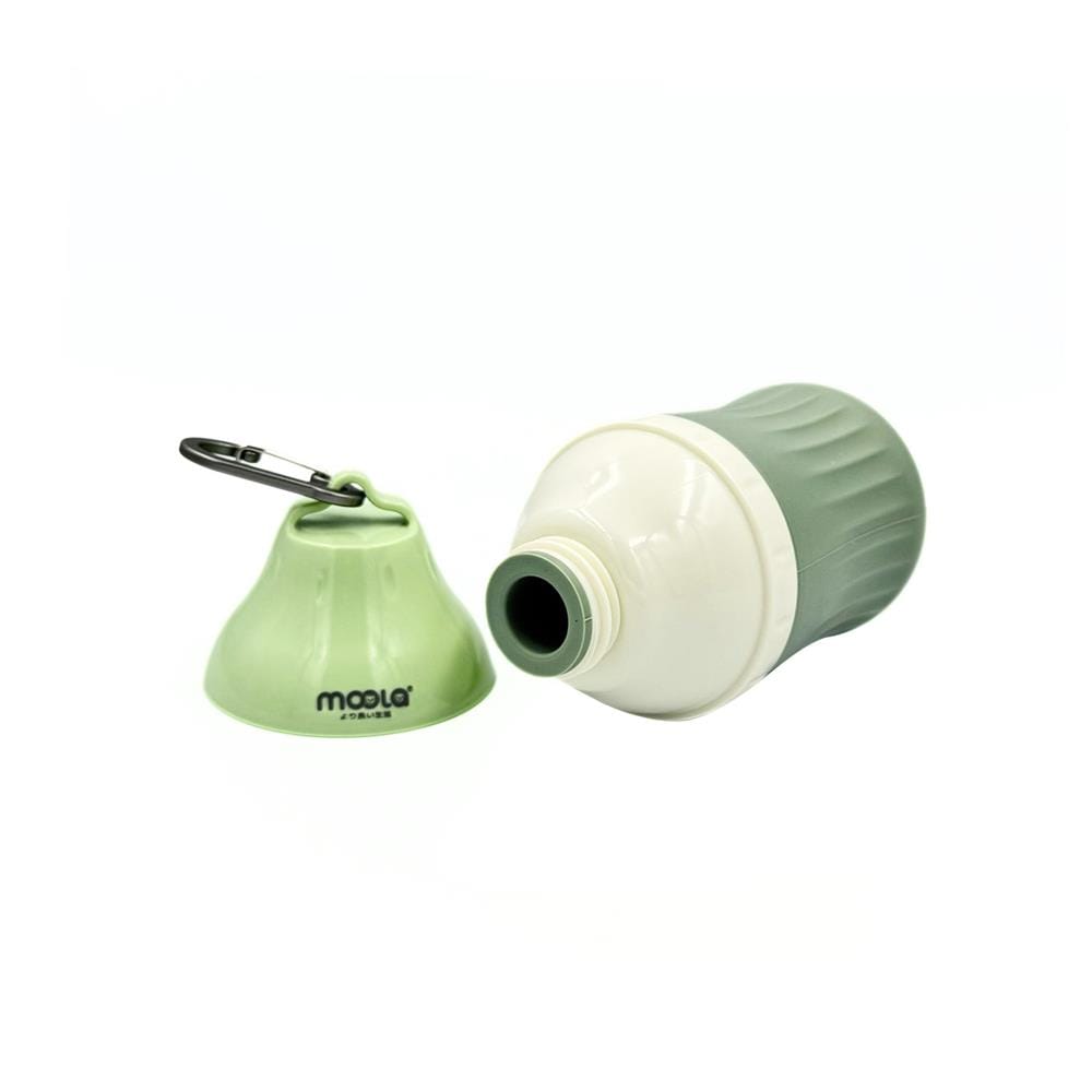 ขวดน้ำพกพาสัตว์เลี้ยง MOOLA 400 มล. สีเขียว