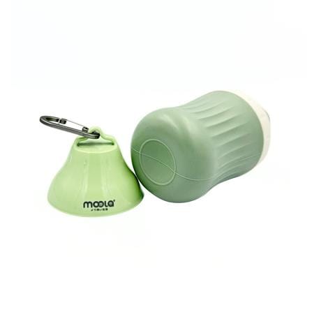 ขวดน้ำพกพาสัตว์เลี้ยง MOOLA 400 มล. สีเขียว_2