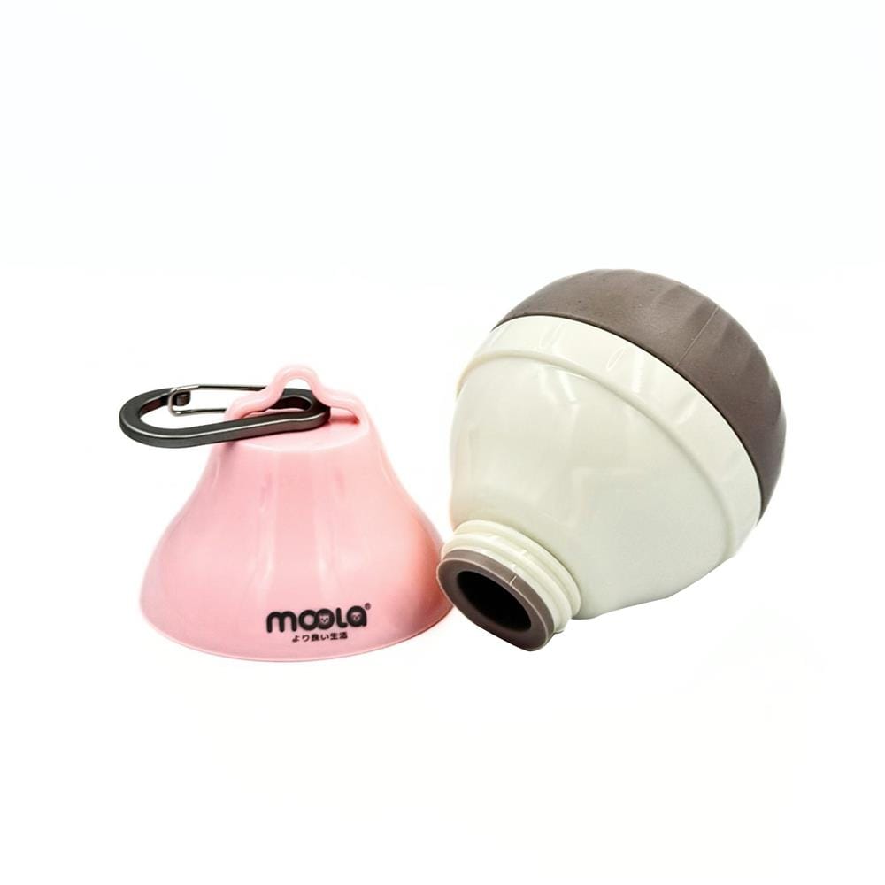 ขวดน้ำพกพาสัตว์เลี้ยง MOOLA 200 มล. สีชมพู