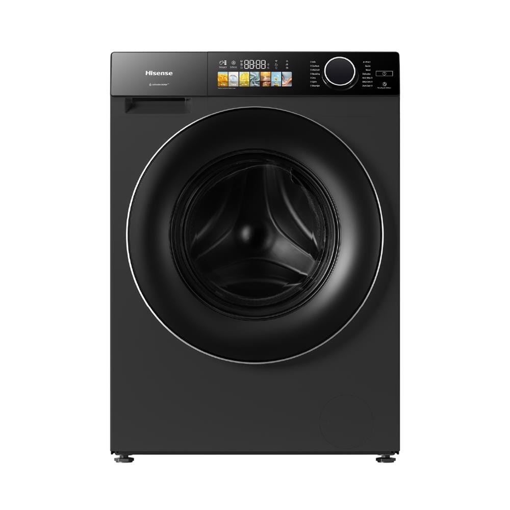 เครื่องซักอบผ้าฝาหน้า HISENSE WD140M5 14/9 กก. 1400RPM อินเวอร์เตอร์ สีดำ