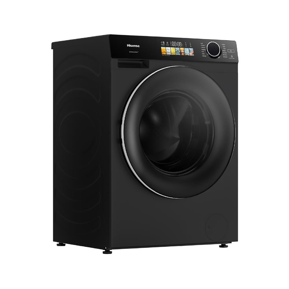 เครื่องซักอบผ้าฝาหน้า HISENSE WD140M5 14/9 กก. 1400RPM อินเวอร์เตอร์ สีดำ