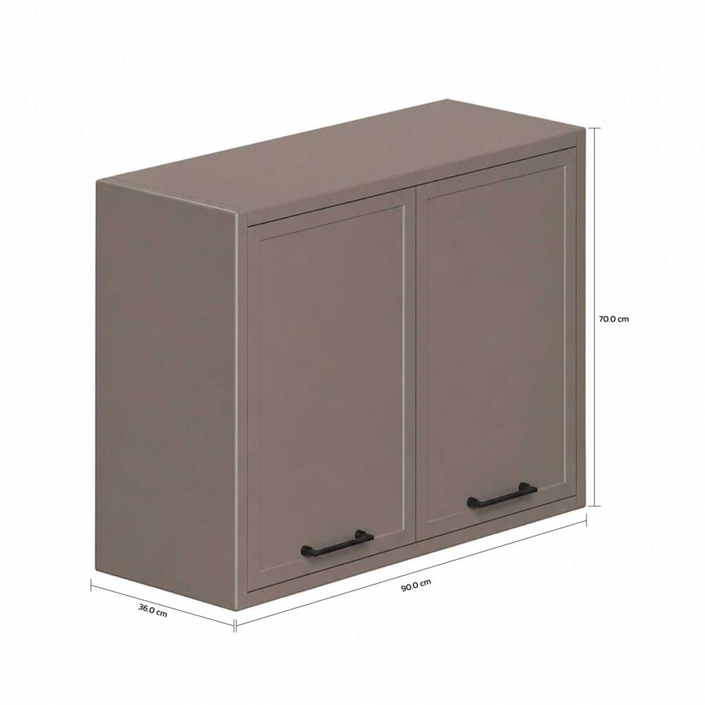 ตู้แขวนคู่ KING NEX B2-NX FLORENCE 90x70 ซม. สี MOCHA