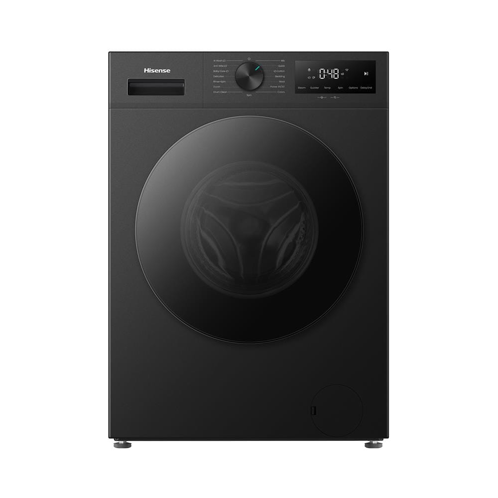 เครื่องซักผ้าฝาหน้า HISENSE WF140I142VKM 14 กก. 1400 RPM อินเวอร์เตอร์ สีดำ