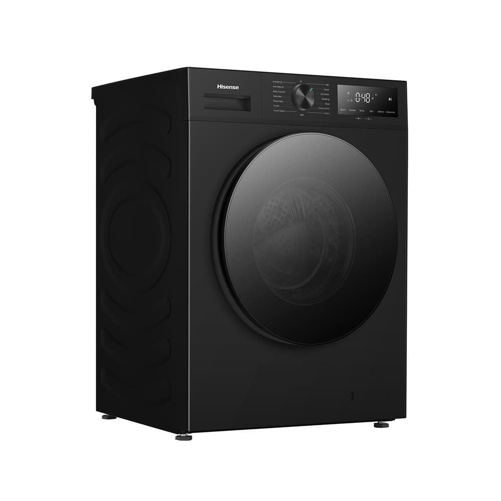 เครื่องซักผ้าฝาหน้า HISENSE WF140I142VKM 14 กก. 1400 RPM อินเวอร์เตอร์ สีดำ