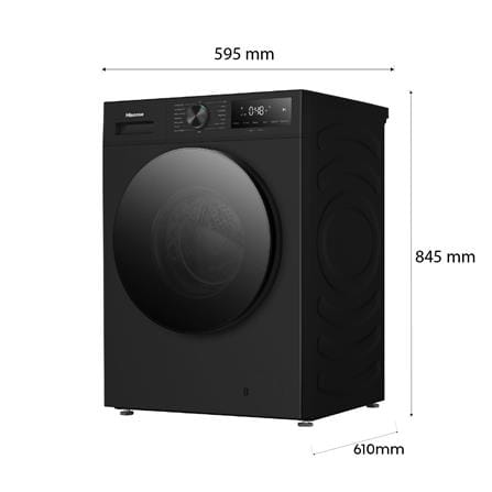 เครื่องซักผ้าฝาหน้า HISENSE WF120I142VKL 12 กก. 1400 RPM อินเวอร์เตอร์ สีดำ_6