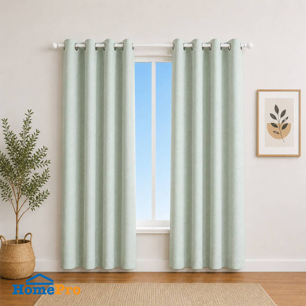 ผ้าม่าน EYELET HOME LIVING STYLE CHERRILL UV 140x220 ซม. สีเขียว