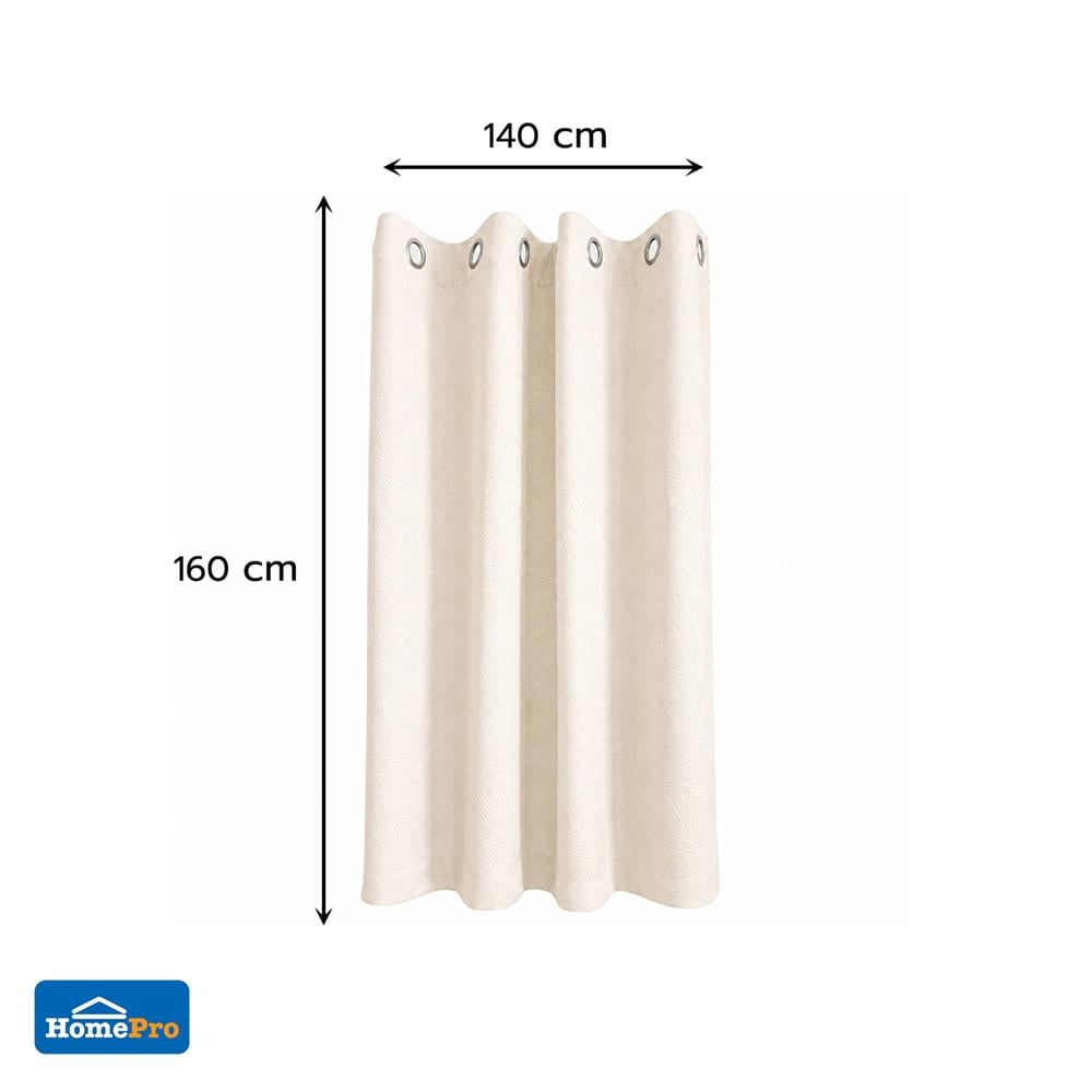 ผ้าม่าน EYELET HOME LIVING STYLE CHERRILL UV 140x160 ซม. สีครีม