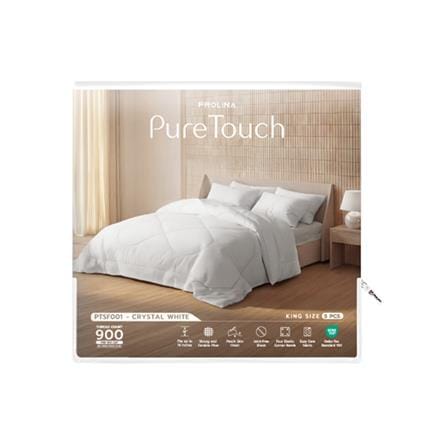 ชุดผ้าปูที่นอน 6 ฟุต (ชุด 5 ชิ้น) FROLINA PURE TOUCH PTSF001_3
