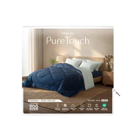 ชุดผ้าปูที่นอน 5 ฟุต (ชุด 5 ชิ้น) FROLINA PURE TOUCH PTSF003_3