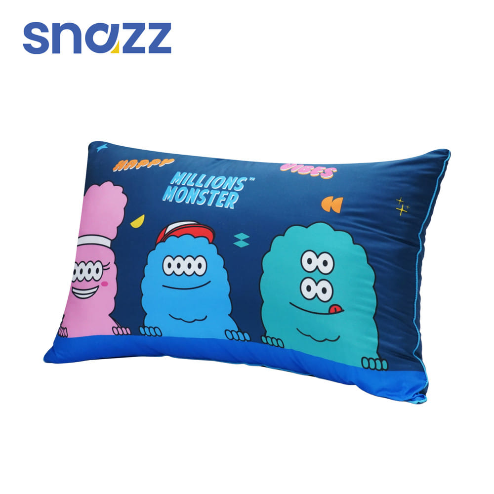 หมอนหนุน ใยสังเคราะห์ SNAZZ X MILLIONSMONSTER 19x29 นิ้ว