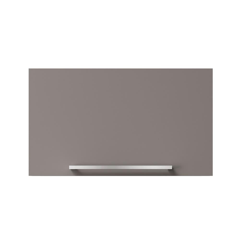 ตู้แขวนเสริมบานยก KING PLATINUM JADE B18-65 มือจับอะลูมิเนียม 60x35 ซม. สี EARL GREY