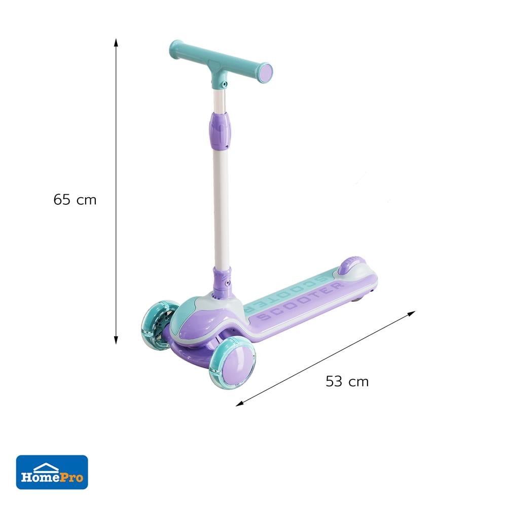 สกู๊ตเตอร์เด็ก GRANDE G1 สีเขียวม่วง