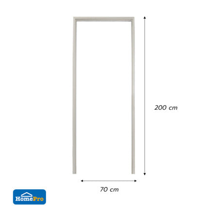 วงกบประตู WPC AZLE 70x200 ซม. สี PEARL WHITE_4