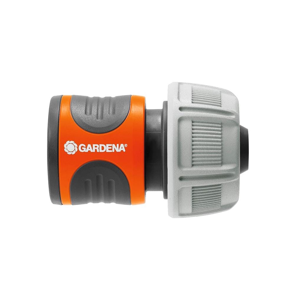 ข้อต่อสวมเร็ว+สวมสายยาง GARDENA 3/4 นิ้ว สีเทา