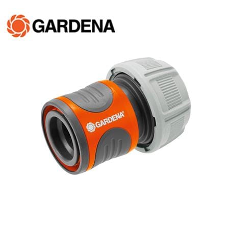 ข้อต่อสวมเร็ว+สวมสายยาง GARDENA 3/4 นิ้ว สีเทา_0