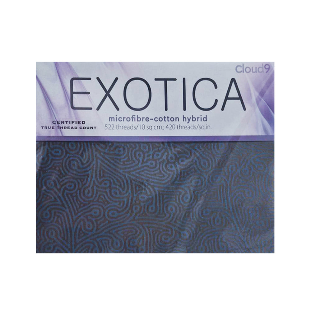 ชุดผ้าปูที่นอน 6 ฟุต (ชุด 3 ชิ้น) EXOTICA 42HC สี BLUE