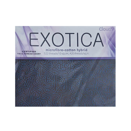 ชุดผ้าปูที่นอน 6 ฟุต (ชุด 3 ชิ้น) EXOTICA 42HC สี BLUE_3