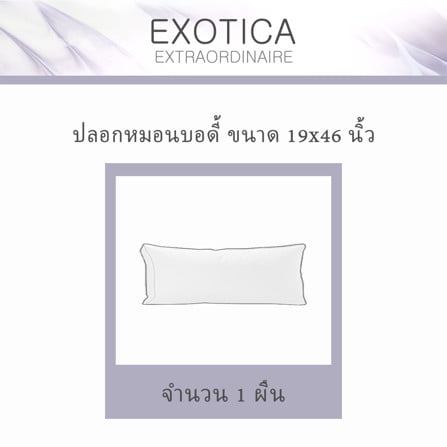 ปลอกหมอน BODY EXOTICA 42HC สี BLUE_5