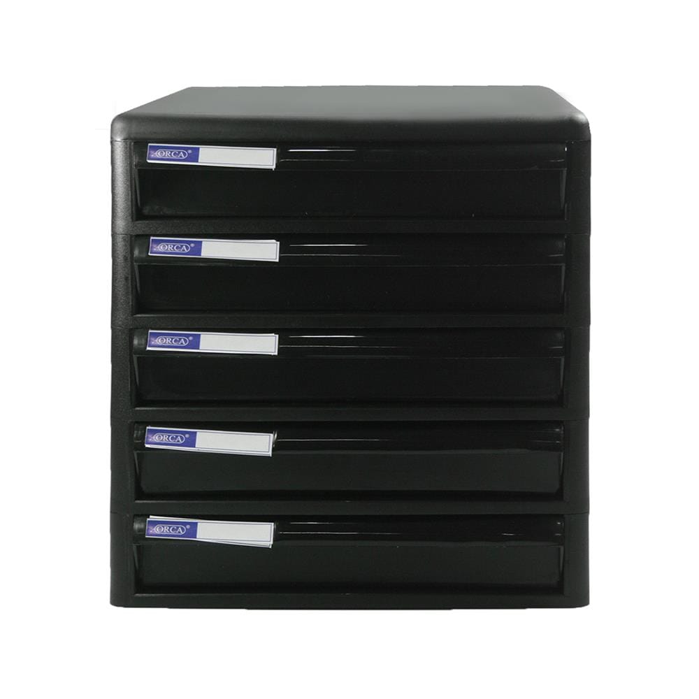 ตู้ลิ้นชักเก็บเอกสาร 5 ชั้น ORCA CBN-5 สีดำ