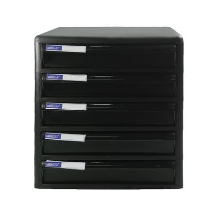 ตู้ลิ้นชักเก็บเอกสาร 5 ชั้น ORCA CBN-5 สีดำ_1