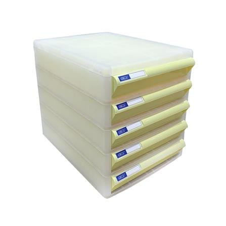 ตู้ลิ้นชักเก็บเอกสาร 5 ชั้น ORCA CBN-5 สีเหลือง_0