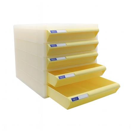 ตู้ลิ้นชักเก็บเอกสาร 5 ชั้น ORCA CBN-5 สีเหลือง_2
