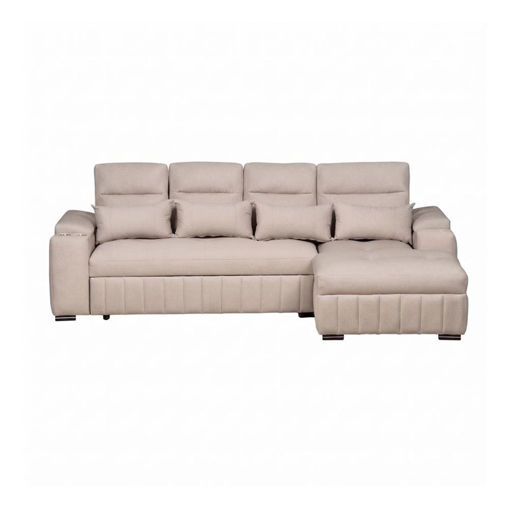 โซฟาเข้ามุมขวา AS FURNITURE KENZO CRU91L สีครีม