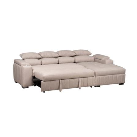 โซฟาเข้ามุมขวา AS FURNITURE KENZO CRU91L สีครีม_5