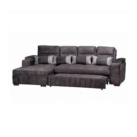 โซฟาเข้ามุมซ้าย AS FURNITURE KENZO DGYU40R สีเทาเข้ม_2