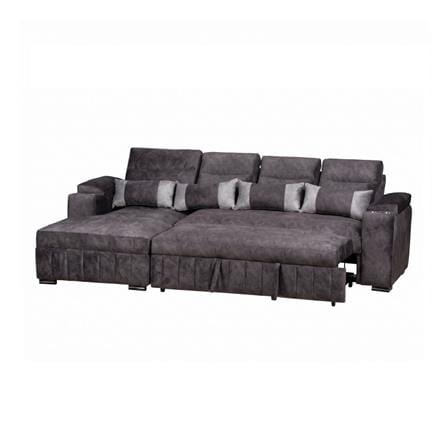โซฟาเข้ามุมซ้าย AS FURNITURE KENZO DGYU40R สีเทาเข้ม_3