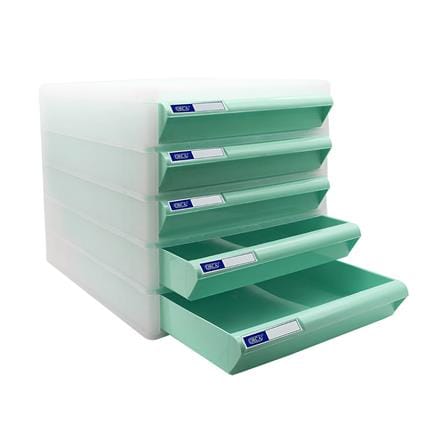 ตู้ลิ้นชักเก็บเอกสาร 5 ชั้น ORCA CBN-5 สีเขียว_1