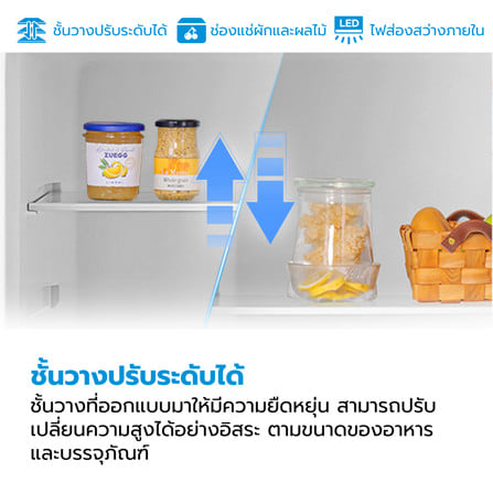 ตู้เย็น 2 ประตู MIDEA MDRT294FG30TH 7.2 คิว สีดำ_5