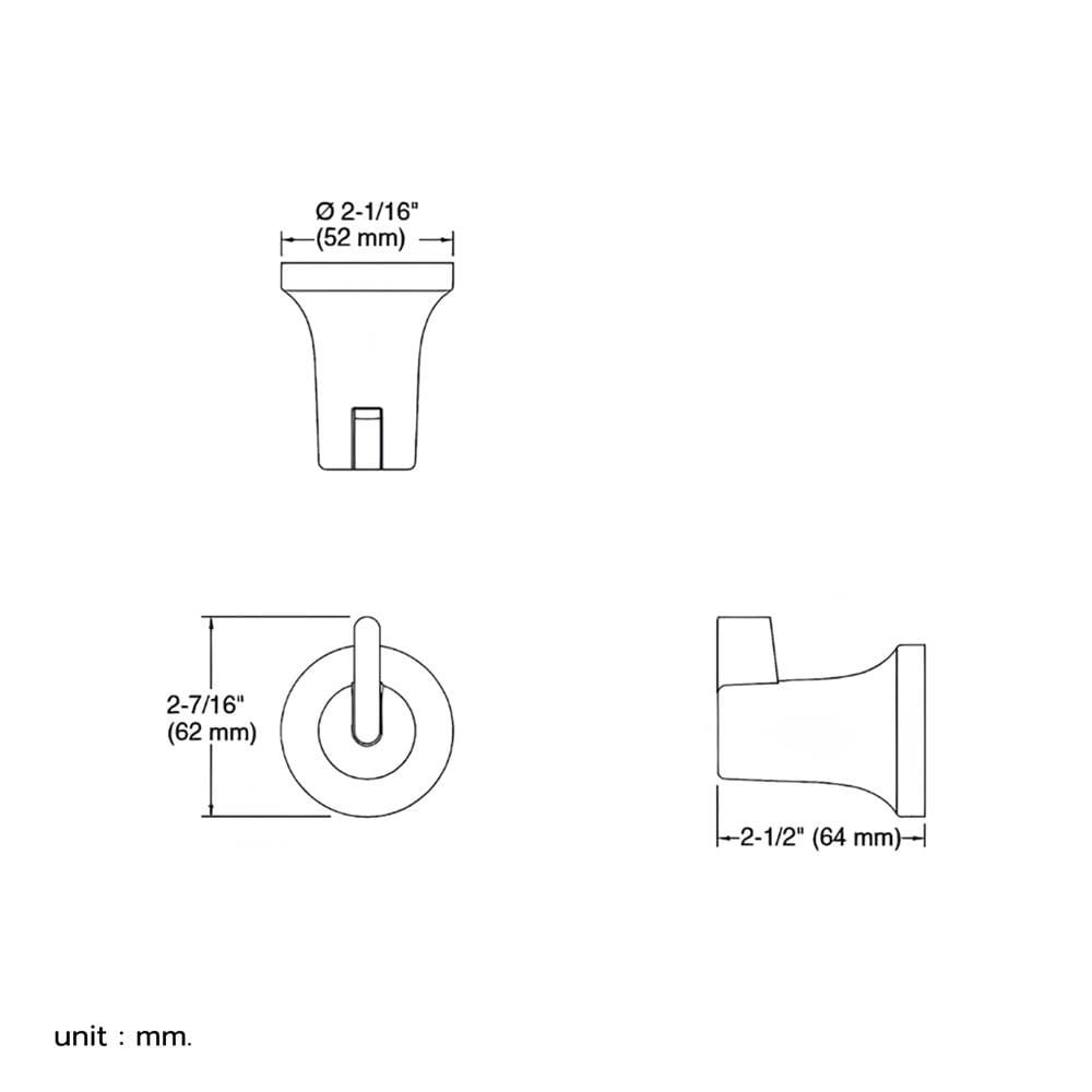 ขอแขวนผ้า KOHLER K-R26695-CP สีโครม