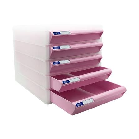 ตู้ลิ้นชักเก็บเอกสาร 5 ชั้น ORCA CBN-5 สีชมพู_1