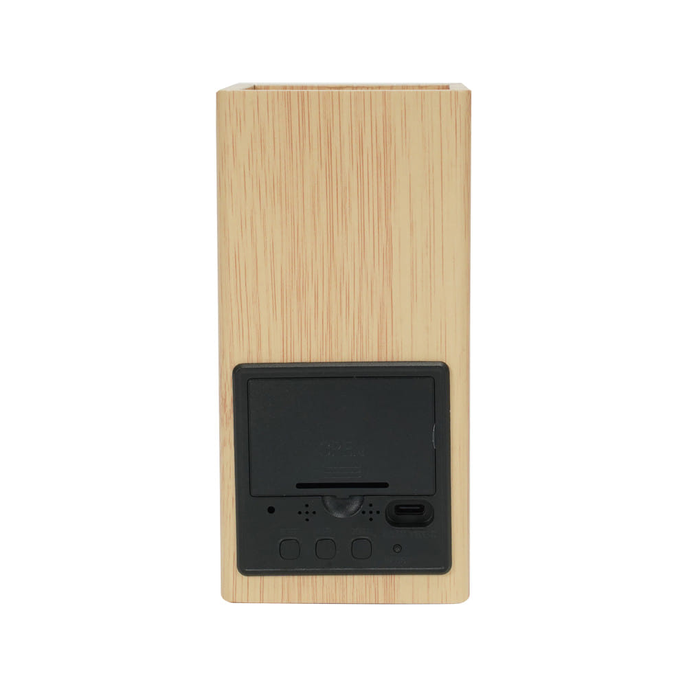 นาฬิกาดิจิทัล LED SNAZZ 26EC-2 2.7x5.5 นิ้ว สีน้ำตาล