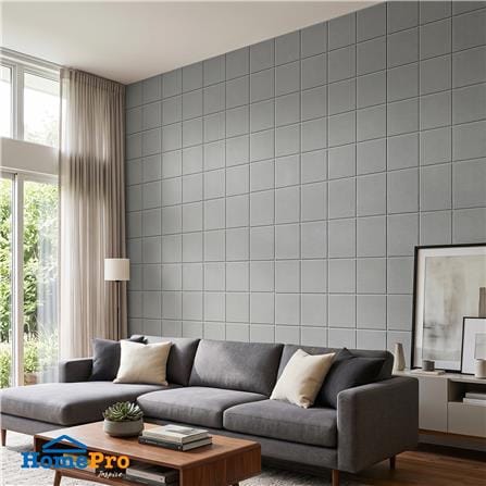 สติ๊กเกอร์โฟม HOME LIVING STYLE SOFT 35x35 ซม. สีเทา_1