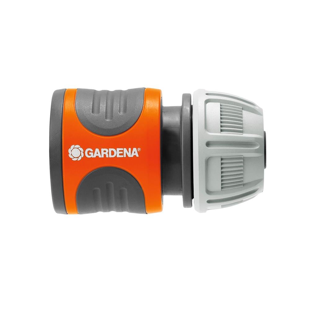 ข้อต่อสวมเร็ว+สวมสายยาง GARDENA 1/2 นิ้ว x 5/8 นิ้ว สีเทา
