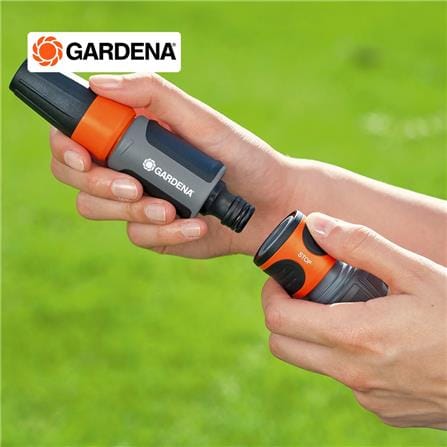 ข้อต่อสวมเร็ว+สวมสายยาง GARDENA 3/4 นิ้ว สีดำ_3