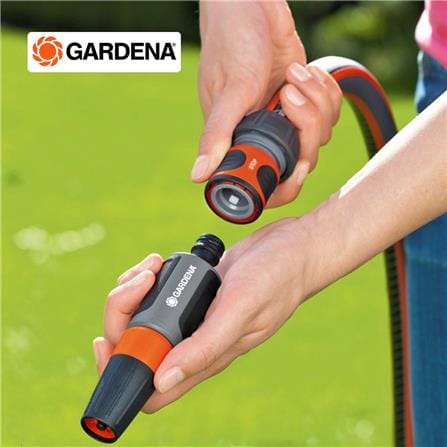 ข้อต่อสวมเร็ว+สวมสายยาง GARDENA 3/4 นิ้ว สีดำ_4