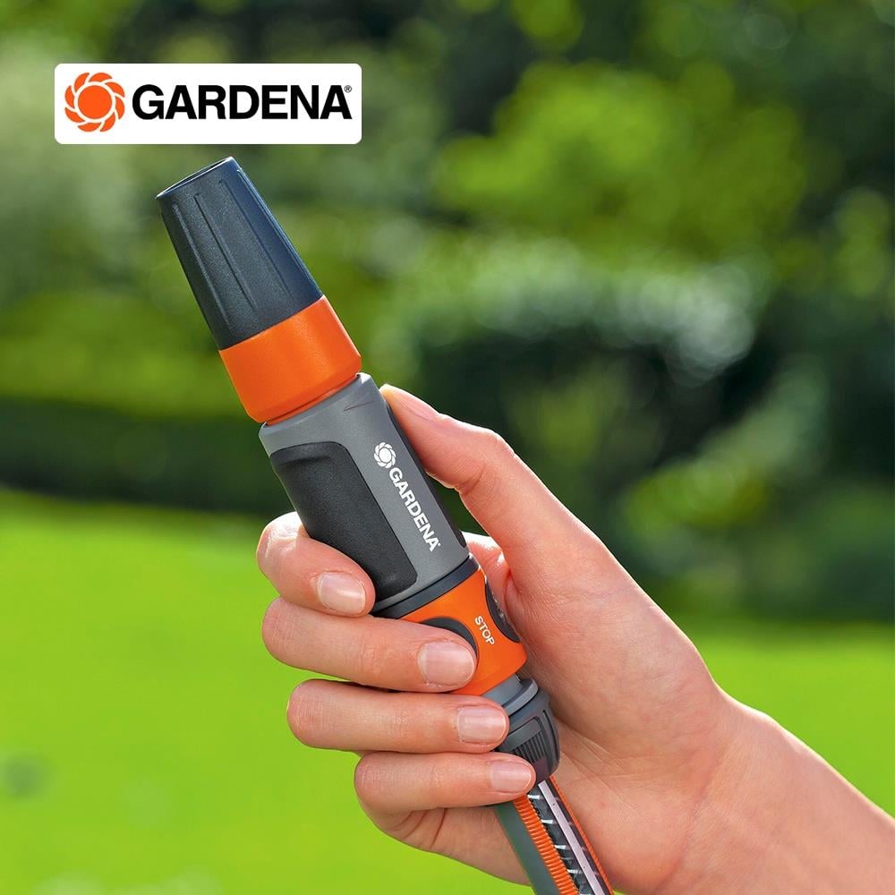 ข้อต่อสวมเร็ว+สวมสายยาง GARDENA 1/2 นิ้ว x 5/8 นิ้ว สีดำ