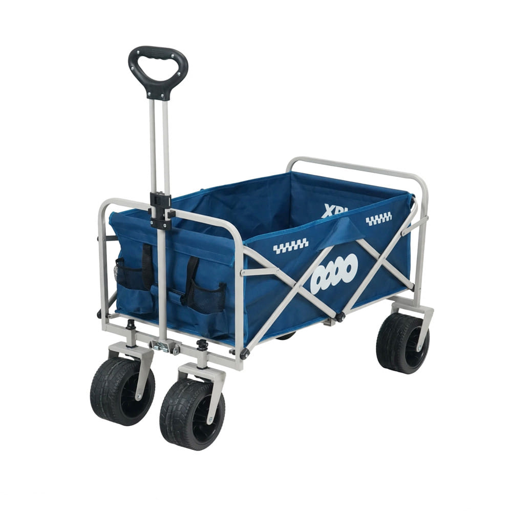 รถเข็นแคมป์ปิ้ง SPRING XPLOR X MILLIONSMONSTER  90 ซม. สีน้ำเงิน/เทา