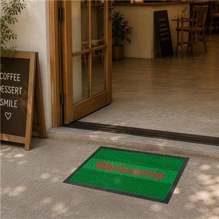 พรมเช็ดเท้าดักฝุ่น KLEEN-TEX KLEEN STEP 57x88 ซม. สี GREEN/RED_6