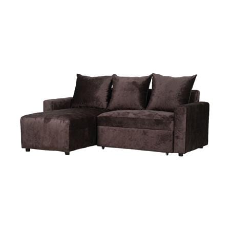 โซฟาเข้ามุมซ้าย AS FURNITURE LAUGH สีน้ำตาล_0