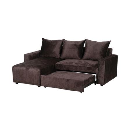 โซฟาเข้ามุมซ้าย AS FURNITURE LAUGH สีน้ำตาล_2