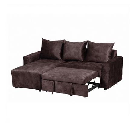 โซฟาเข้ามุมซ้าย AS FURNITURE LAUGH สีน้ำตาล_3