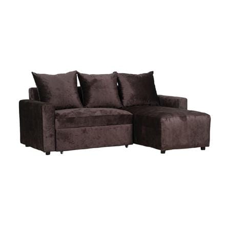 โซฟาเข้ามุมขวา AS FURNITURE LAUGH สีน้ำตาล_0