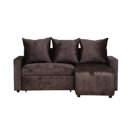 โซฟาเข้ามุมขวา AS FURNITURE LAUGH สีน้ำตาล_1
