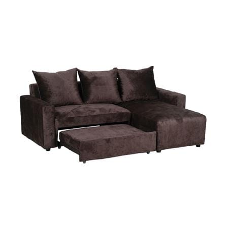 โซฟาเข้ามุมขวา AS FURNITURE LAUGH สีน้ำตาล_2